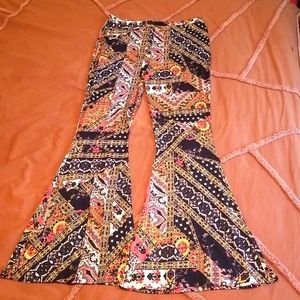 Free People Stretch Bell Bottoms Flares
